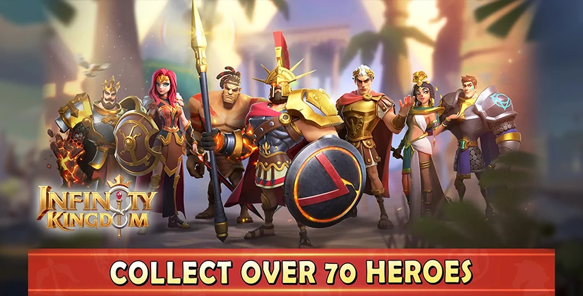 COLLECT OVER 70 HEROES